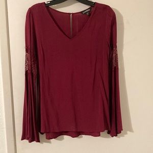 Bell sleeve top